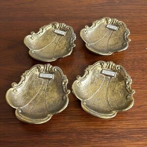 4 Vintage Mementos Art Nouveau Inspired Ashtray Favors